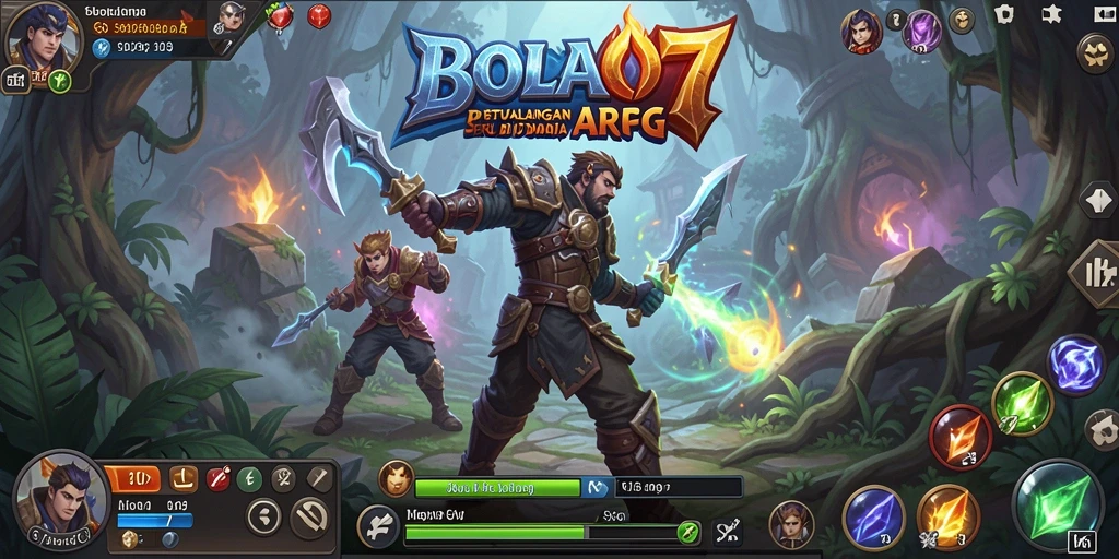 Tampilan gameplay ARPG yang menarik dan penuh aksi di BOLA07.