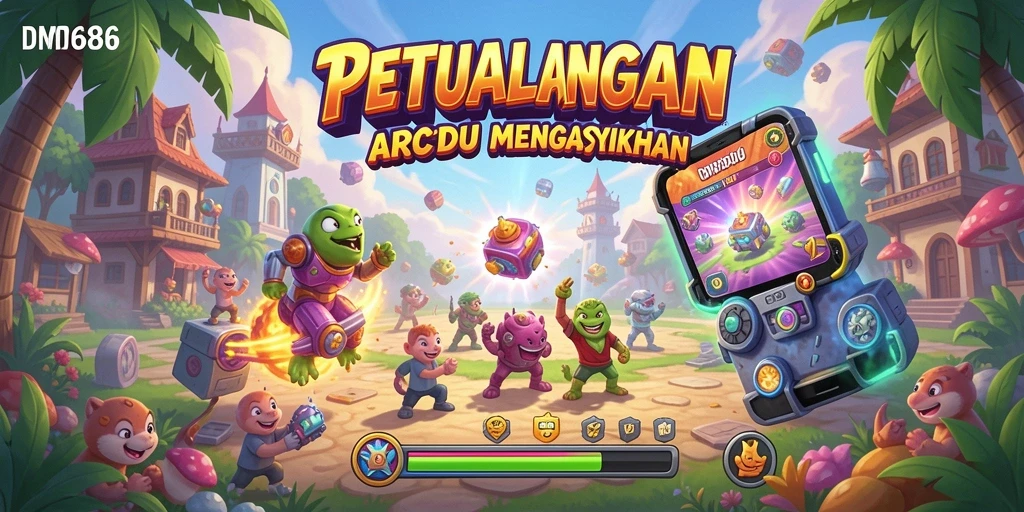 Tampilan gameplay seru dalam DMD686 yang penuh tantangan.