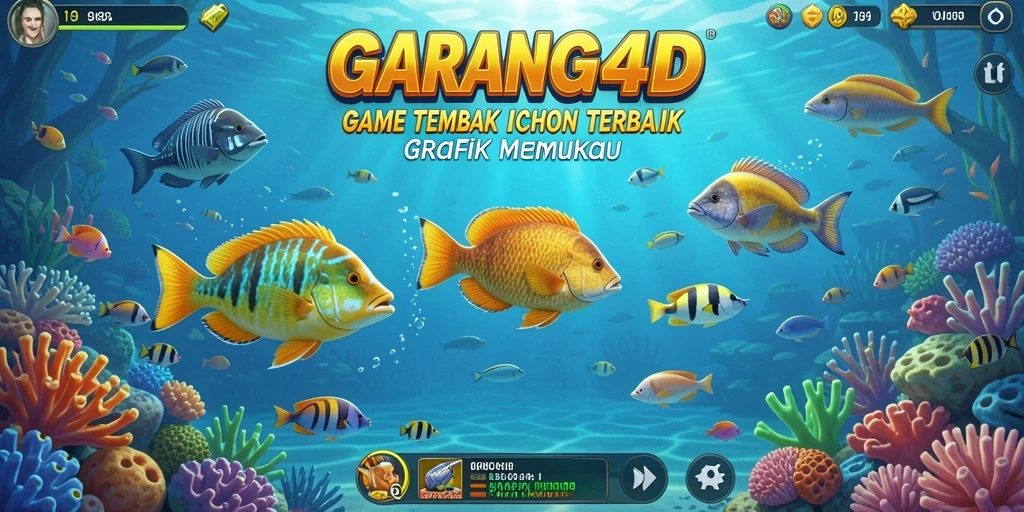 Screenshot gameplay <strong>GARANG4D</strong> yang menampilkan aksi seru Tembak Ikan.