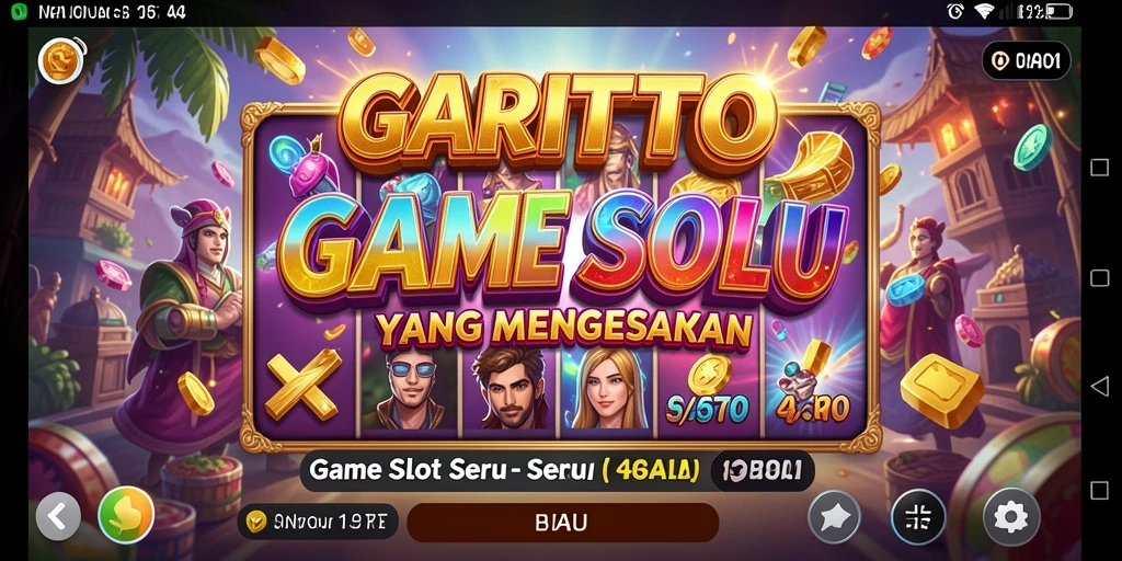 Screenshot gameplay GARITOTO menunjukkan keseruan bermain Slot.