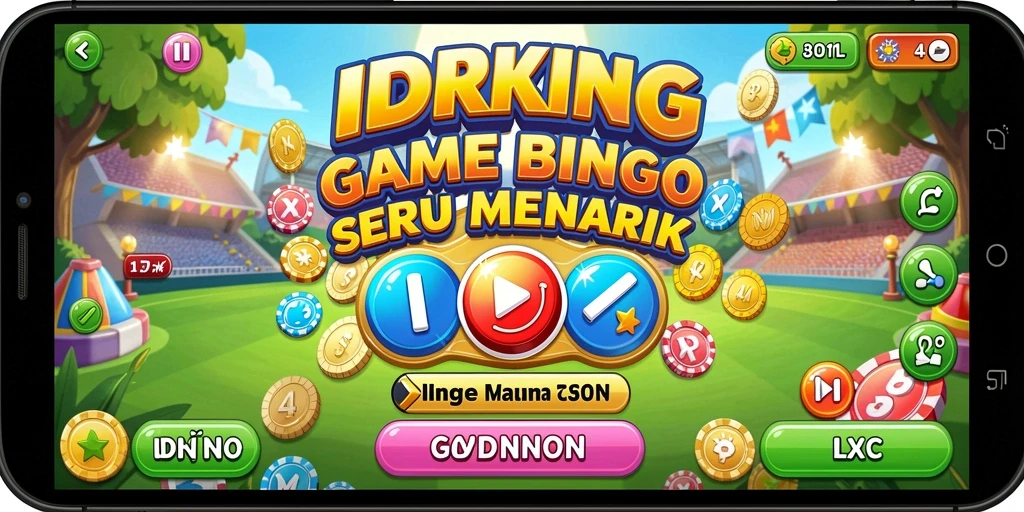 Screenshot gameplay IDRKING menampilkan pengalaman seru bermain Bingo.