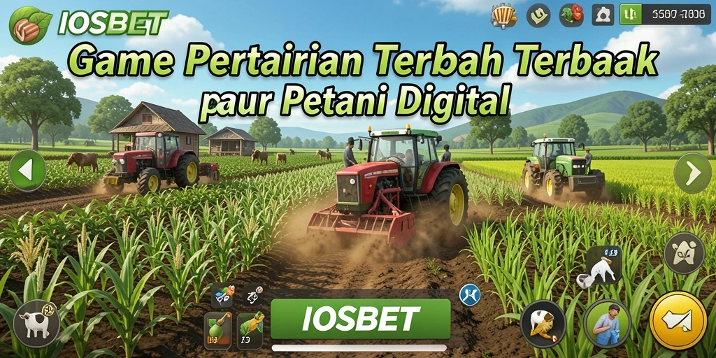 Tampilan menarik gameplay IOSBET dengan beragam aktivitas pertanian.