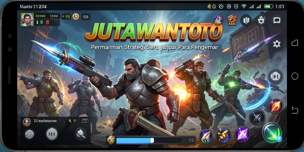 Tampilan menarik gameplay seru JUTAWANTOTO yang penuh strategi.