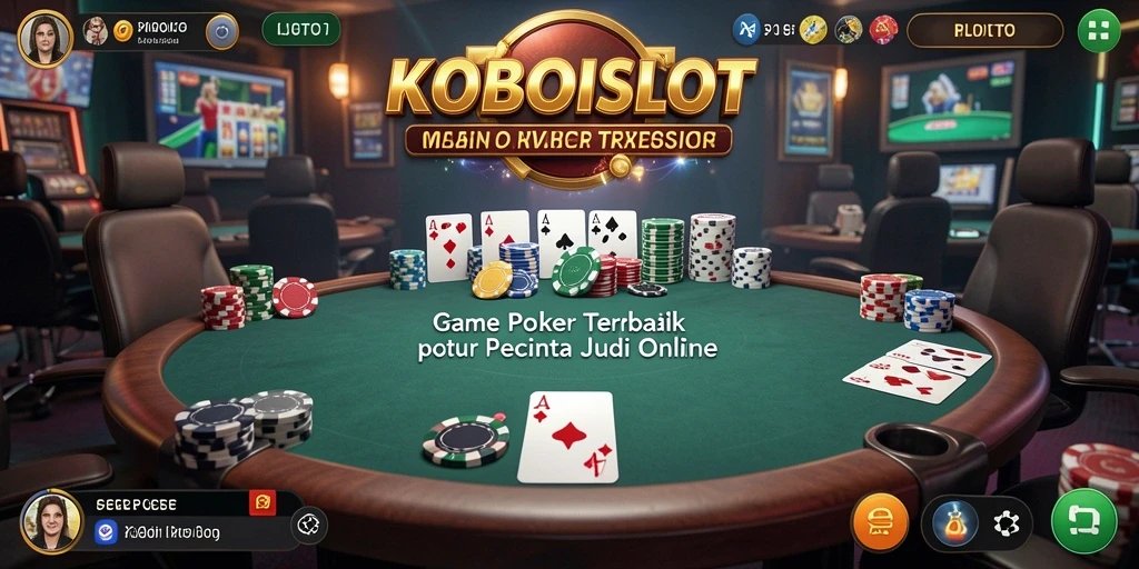 Gameplay seru KOBOISLOT yang memikat bagi para pecinta poker.