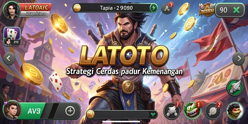 Tampilan gameplay strategis yang seru dan menantang.
