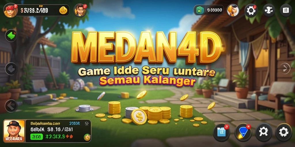 Tampilan gameplay MEDAN4D yang menarik dan menghibur.