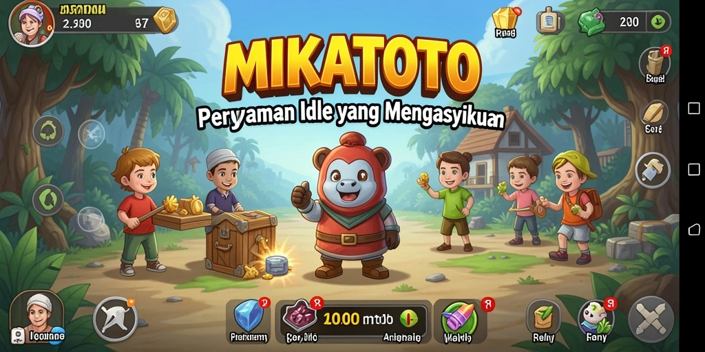 Tampilan gameplay MIKATOTO yang menarik dan menyenangkan.