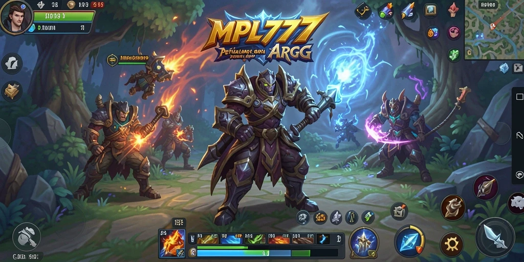 Tampilan aksi menyerang dalam gameplay ARPG MPL777 yang mendebarkan.