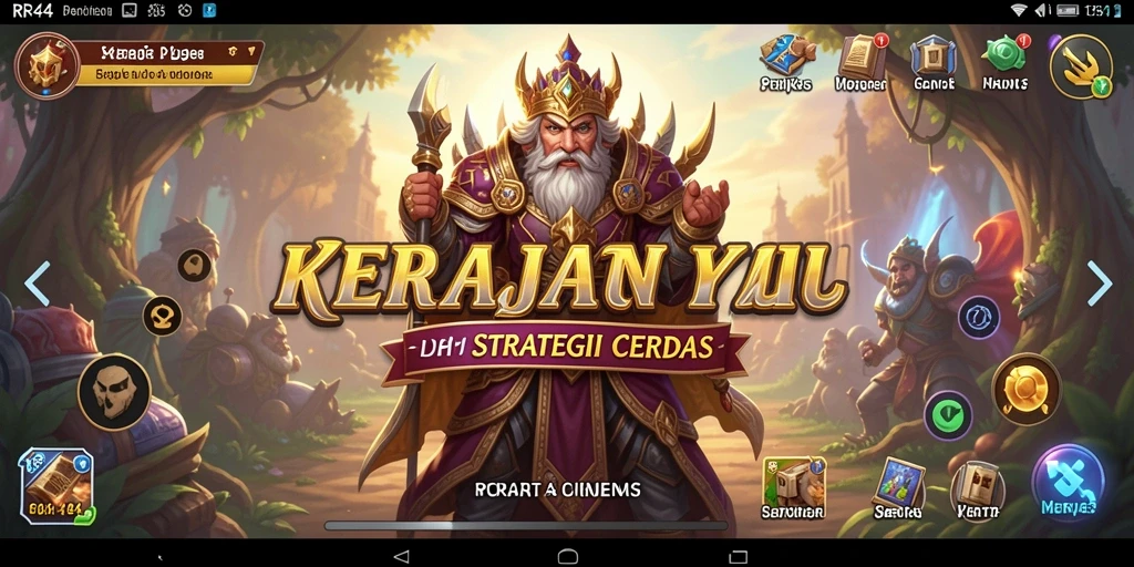 Gameplay seru dan menantang di Tower Defense RR44.