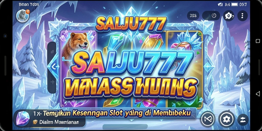 Tampilan gameplay SALJU777 yang menarik dan penuh warna.