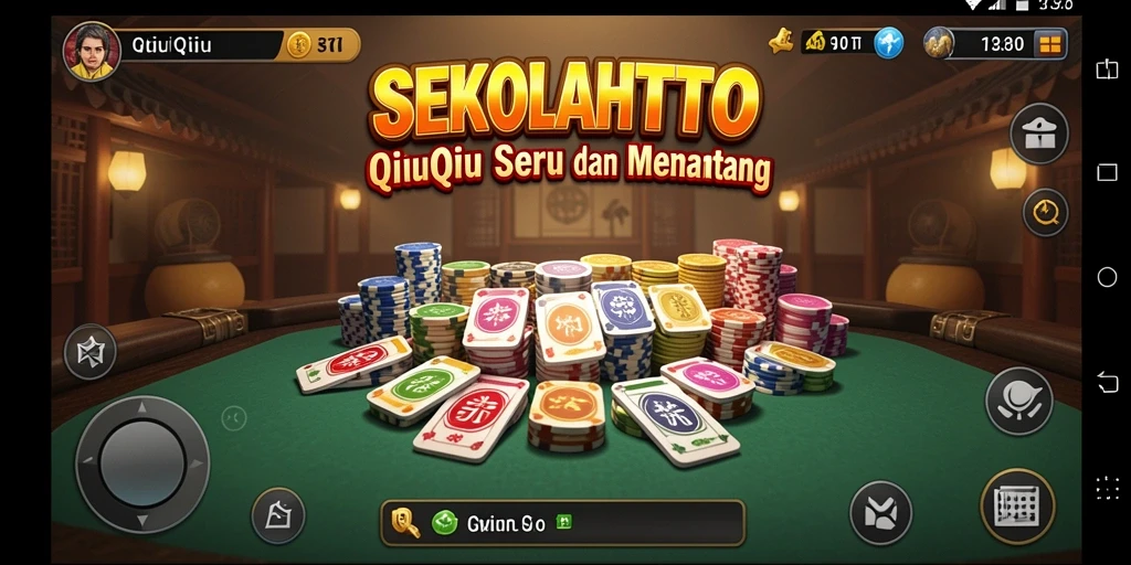Gameplay seru QiuQiu di SEKOLAHTOTO yang bikin ketagihan.