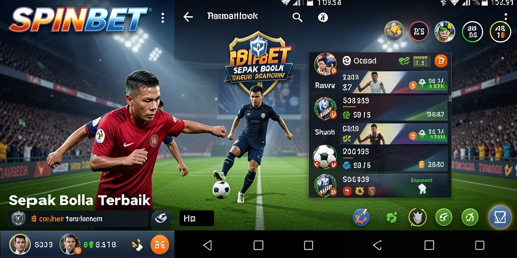 Tampilan gameplay menarik di SPINBET dengan fitur taruhan sepak bola.