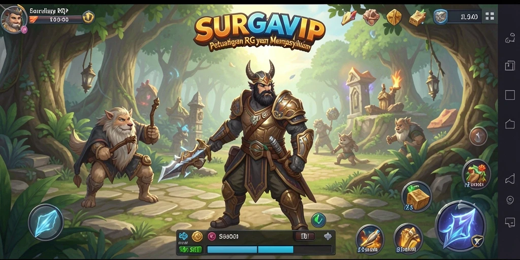 Screenshot SURGAVIP menampilkan aksi gameplay yang seru dan menantang.