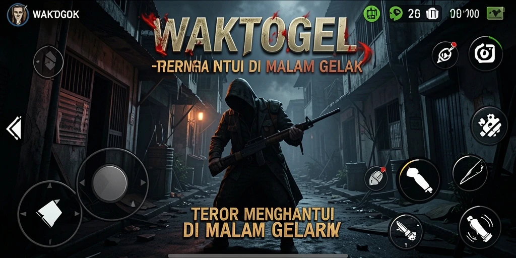 Gameplay menegangkan dari WAKTOGEL di malam yang kelam.